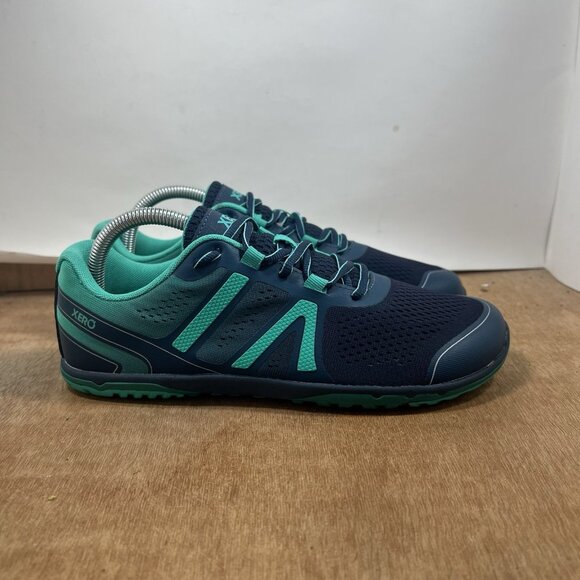 Xero HFS II Women's Size 9.5 Barefoot Minimalist Running Shoes Green Blue - Picture 1 of 9